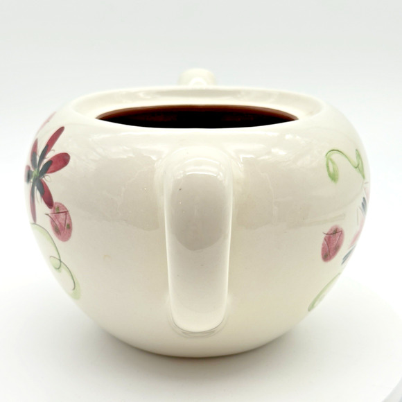 Stangl Pottery Carnival Tea Pot 4.5" MCM Pink Green Black NO LID - Picture 2 of 12